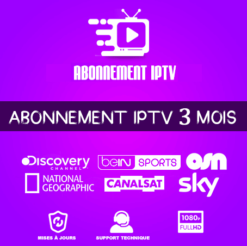 Abonnement IPTV 3 Mois